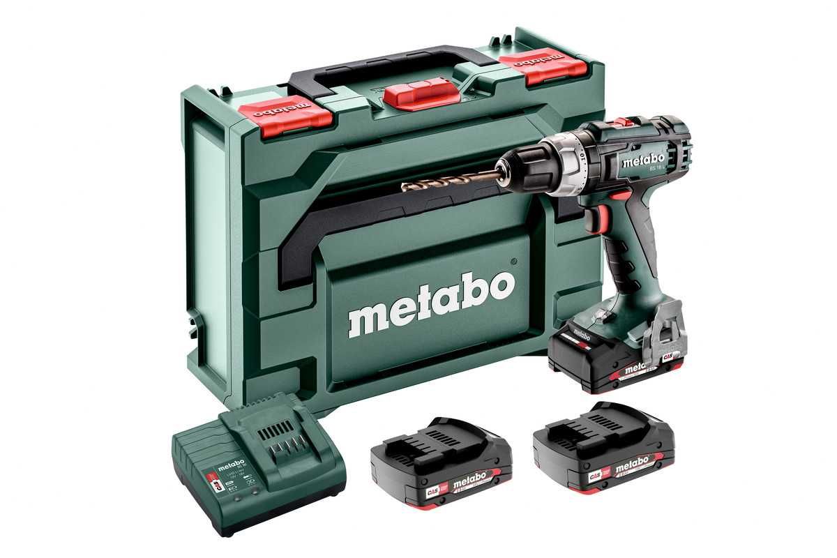 Wiertarko-wkrętarka Metabo SB 18 L Set zestaw 3x2ah + gratis 4ah