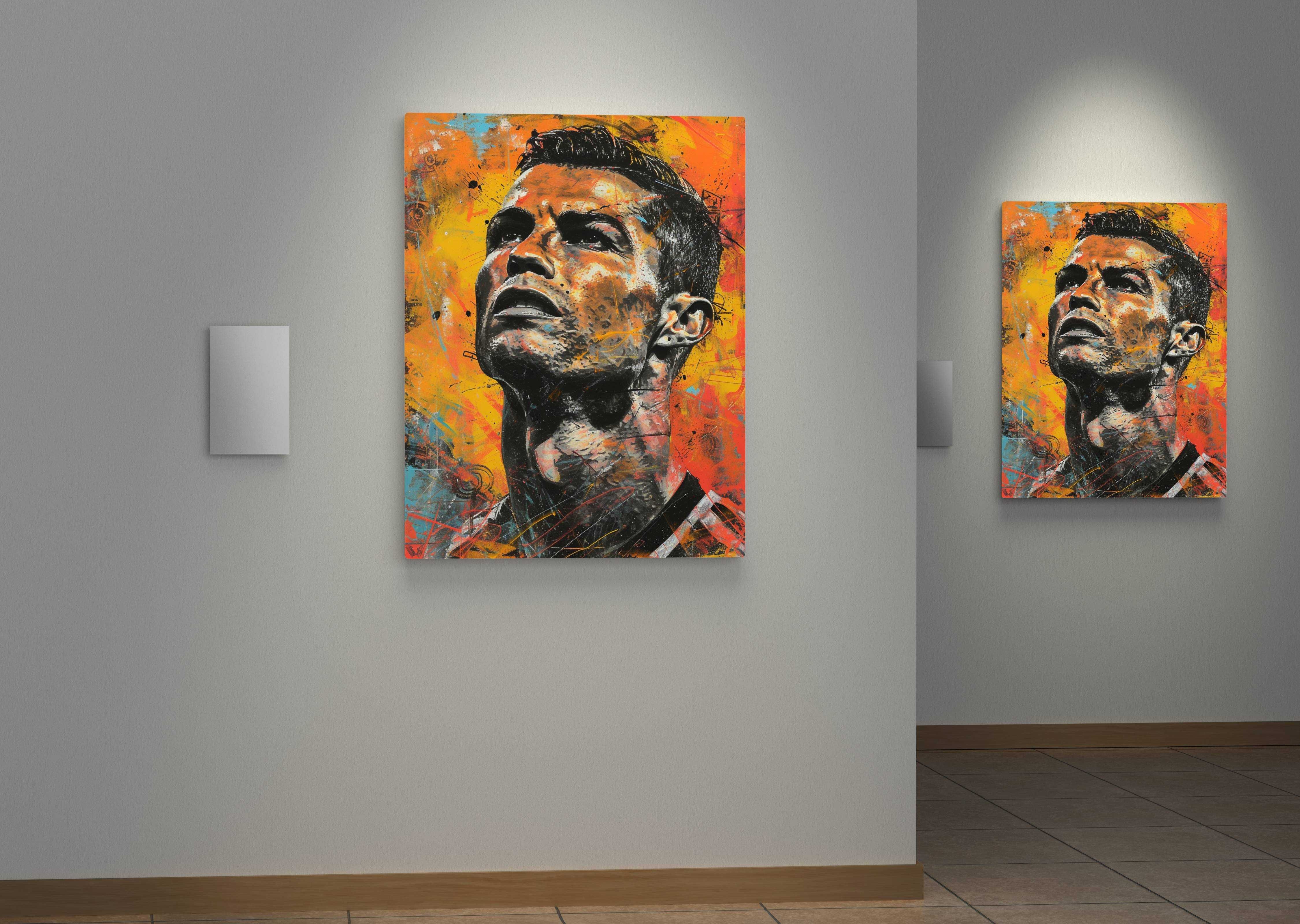Obraz na płótnie Cristiano Ronaldo CR7 nowoczesny 75x100