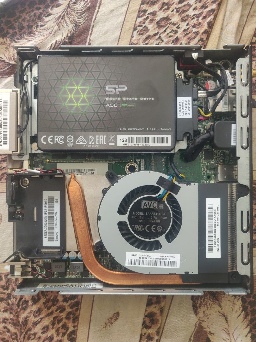Мини ПК Неттоп Lenovo ThinkCentre M93p Tiny USFF i5-4590T 4/4 ядра
