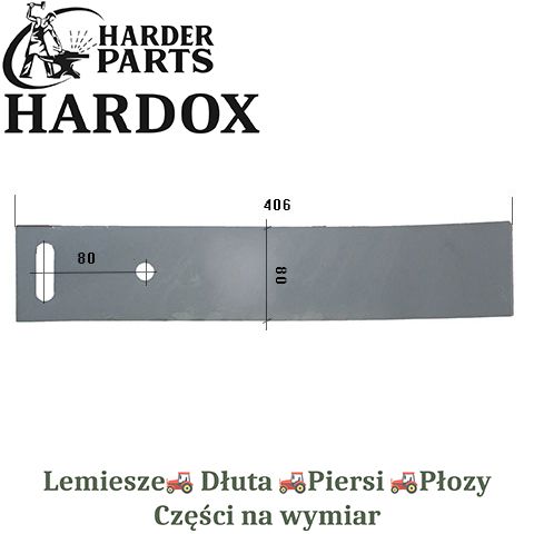 Listwa odkładni Frost HARDOX 51201 części pługa 2X lepsze niż Borowe