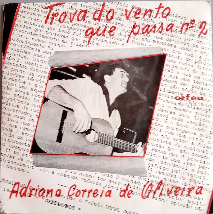 Adriano Correia de Oliveira - - - - - Trova do Vento Que Passa Nº 2-EP