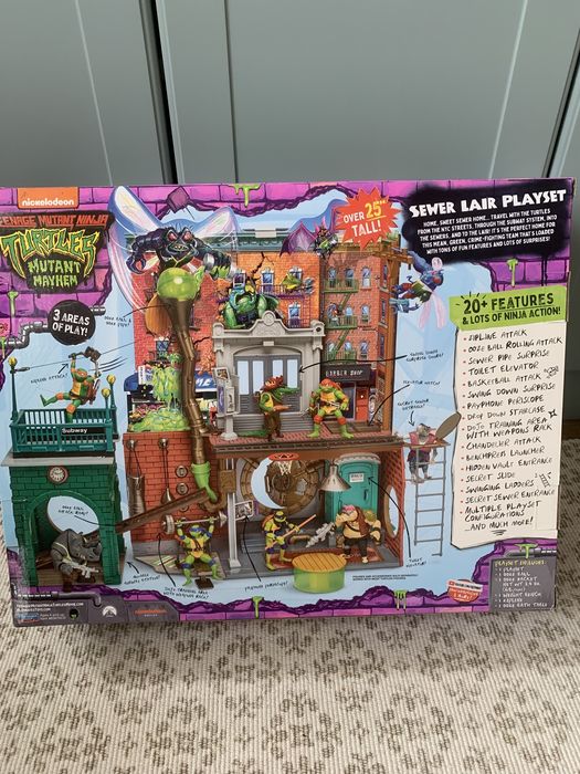 База черепашок  ниндзя ніндзя черепашки tnt sewer lair play set