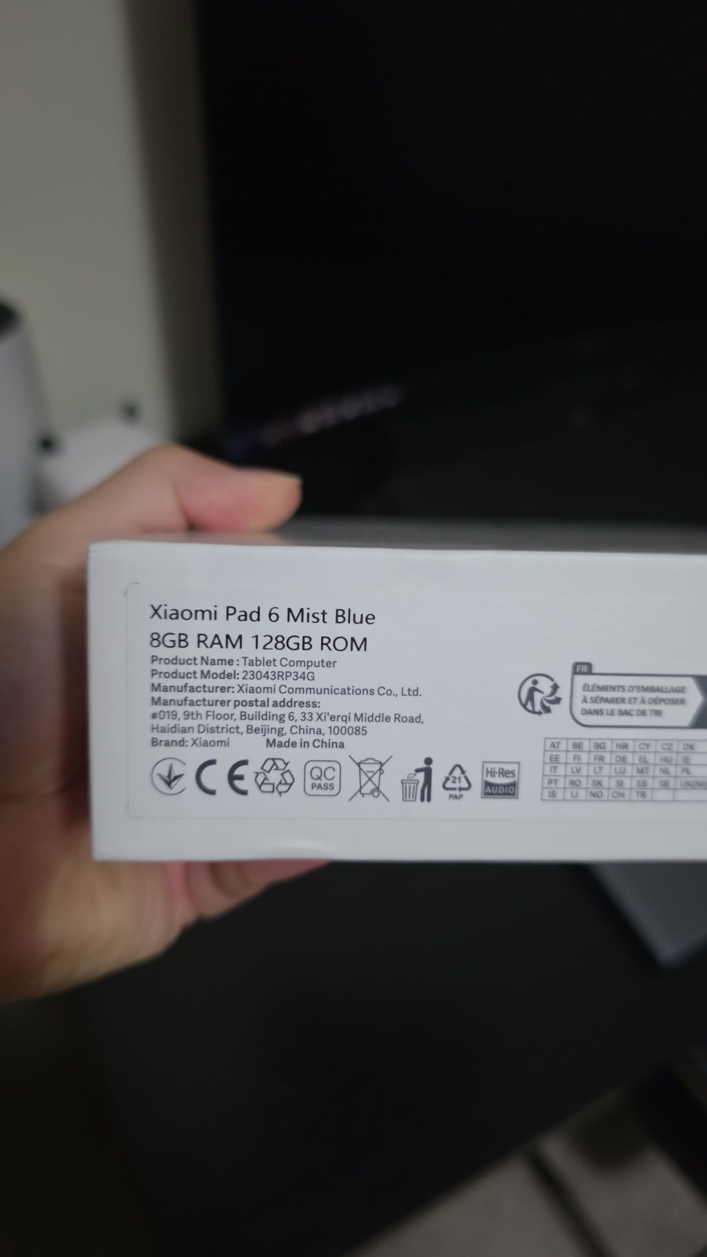 Vendo Xiaomi Pad 6 8GB RAM/128GB ROM c/capa e película de proteção