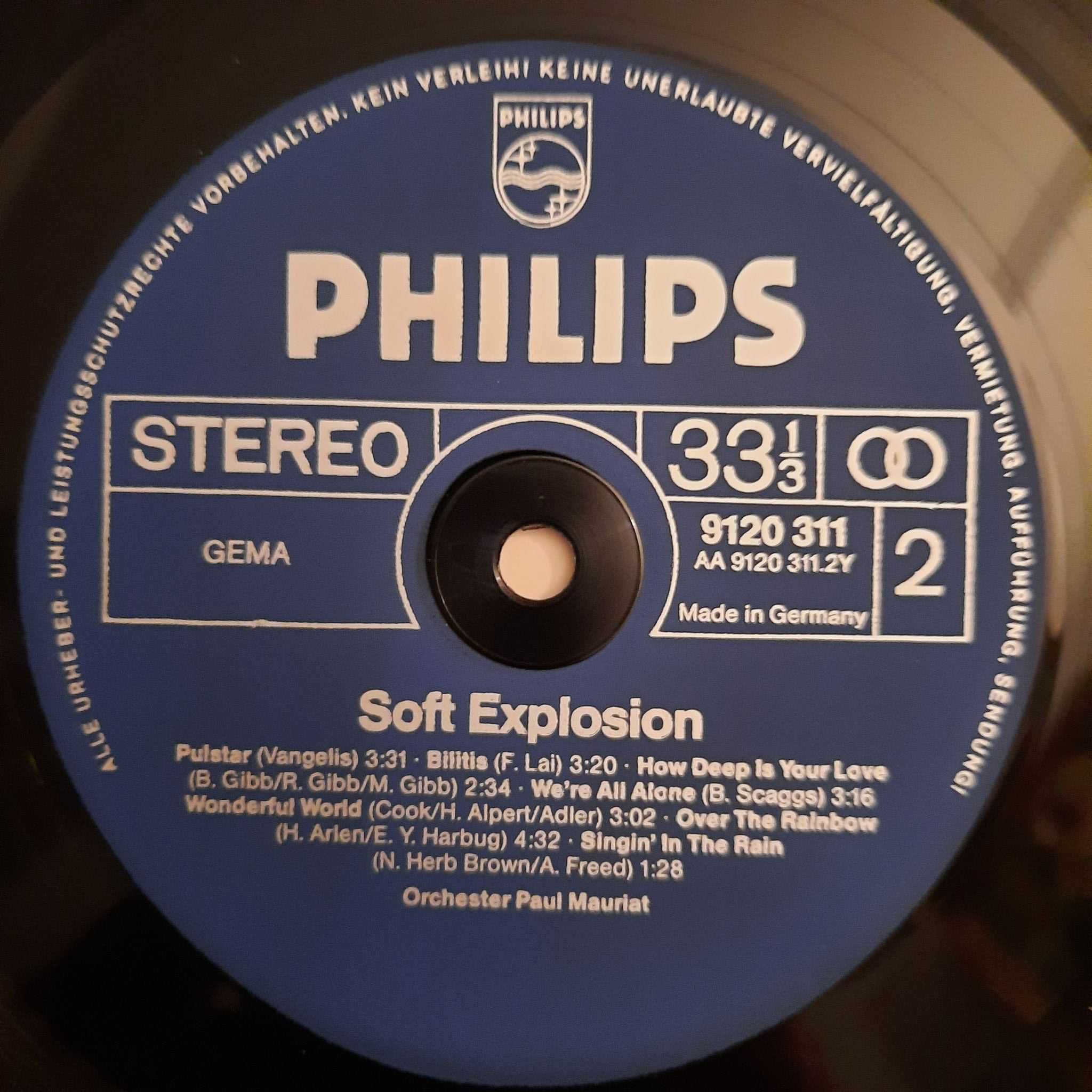 Платівка   Paul Mauriat / Soft Explosion / 1978 / Philips /Vinyl