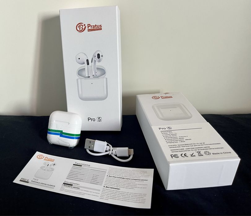 Earbuds Pratus Pro 5 - NOVOS! SELADOS!