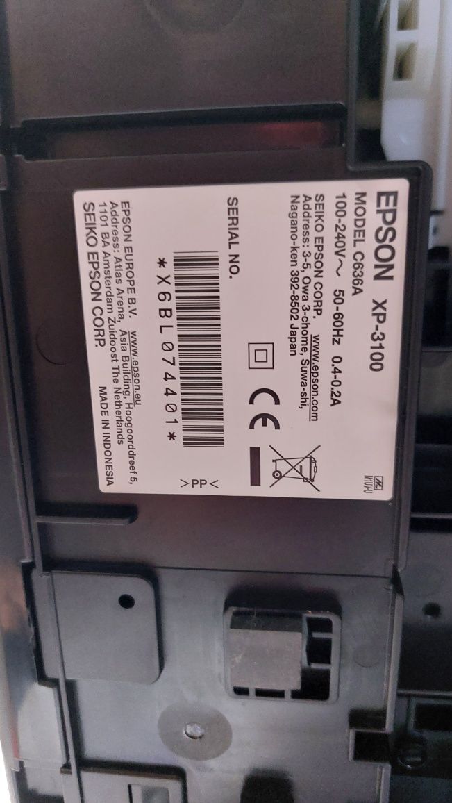 Drukarka Epson xp-3100