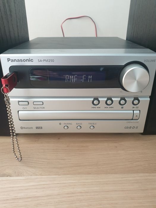 Mini wieża Panasonic sa-pm250 bluetooth usb mp3 pilot
