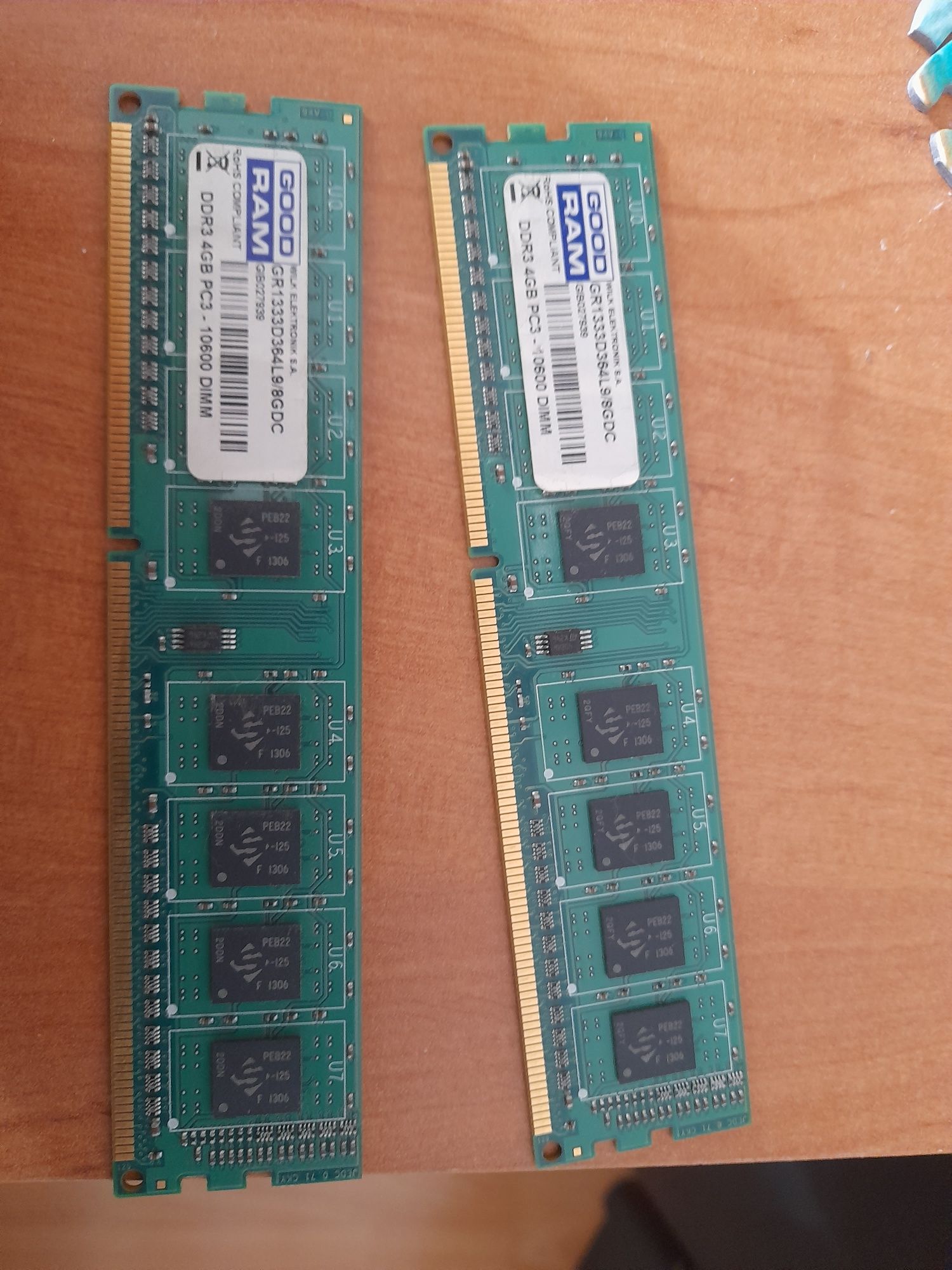 RAM DDR3 4GB*2 używana