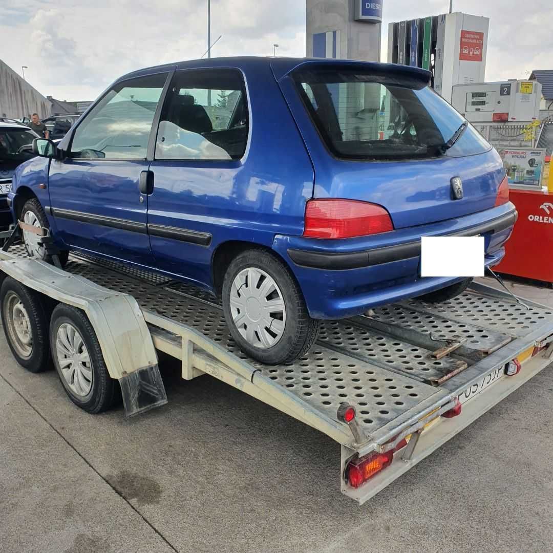 Peugeot 106 po lift 1.1 benzyna  na części kolor niebieski metalik