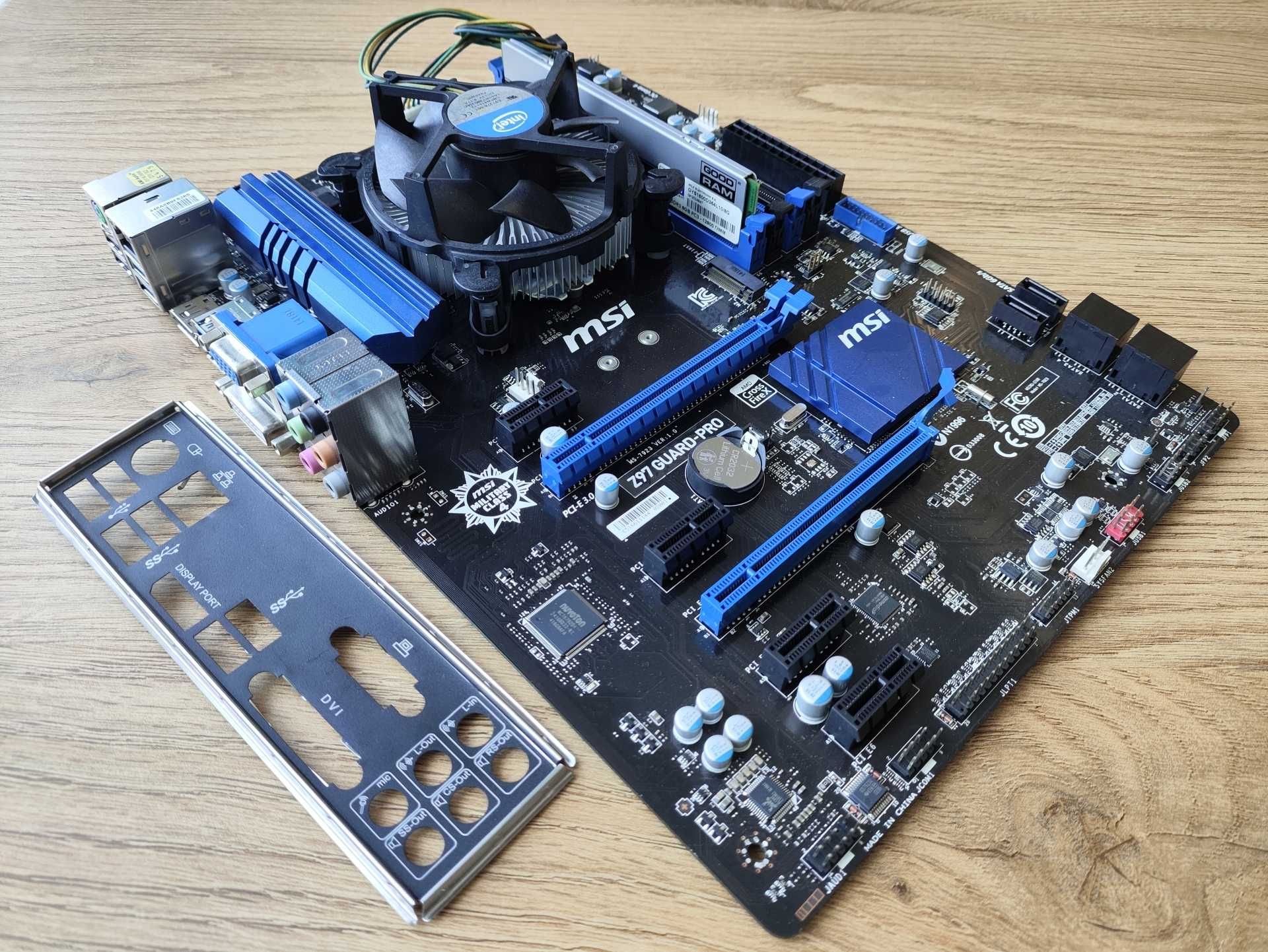 MSI Z97 GUARD-PRO + Intel Core i5-4440 + 8GB DDR3