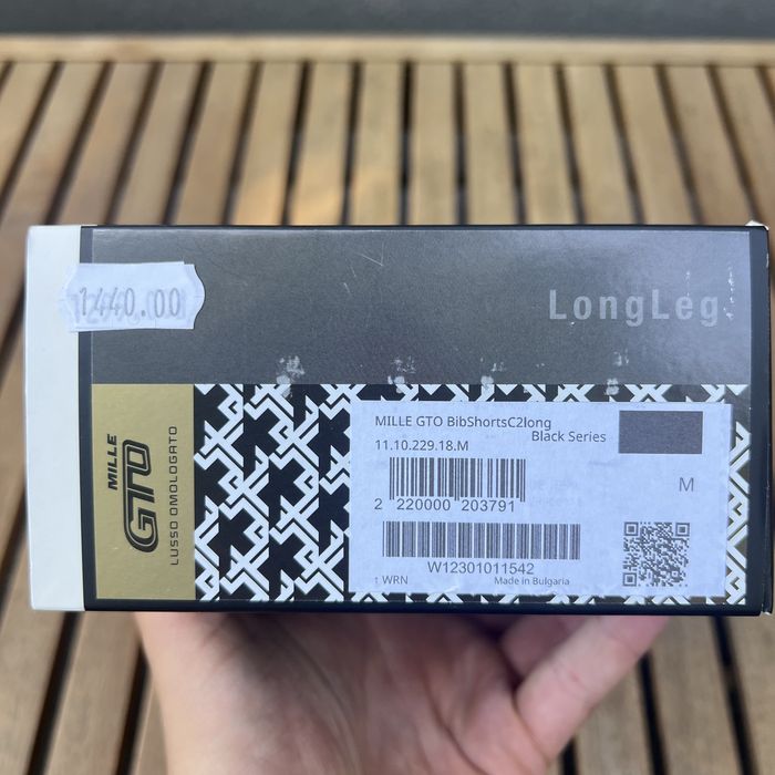 Spodenki kolarskie Assos Mille GTO C2 LONG Black Series - rozmiar M