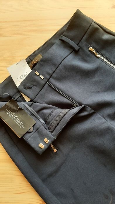 Eleganckie granatowe spodnie