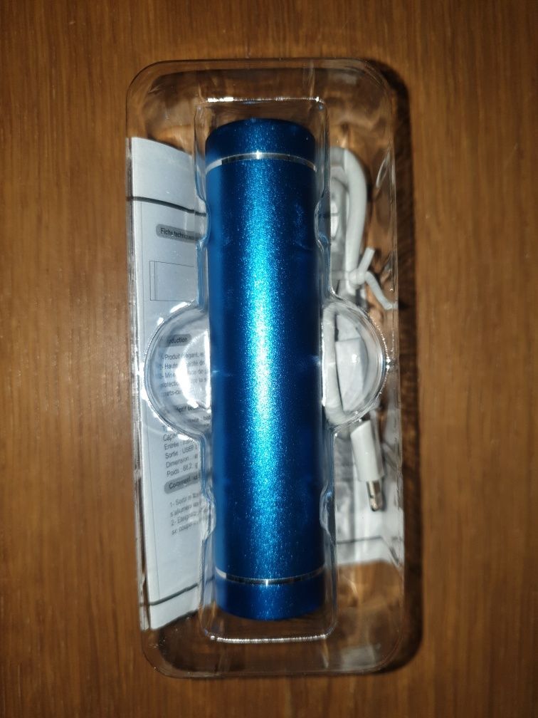 Powerbank ROHS nova, com capacidade de 1800mAh