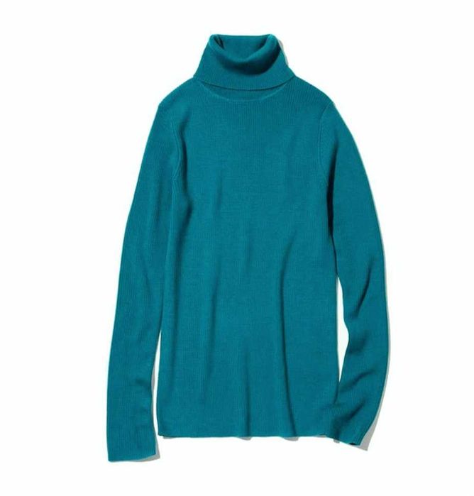 Гольф Uniqlo р.XL шерсть мериноса  Merino Jumper, водолазка.