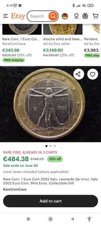 Moeda 1 euro ROMA 2002