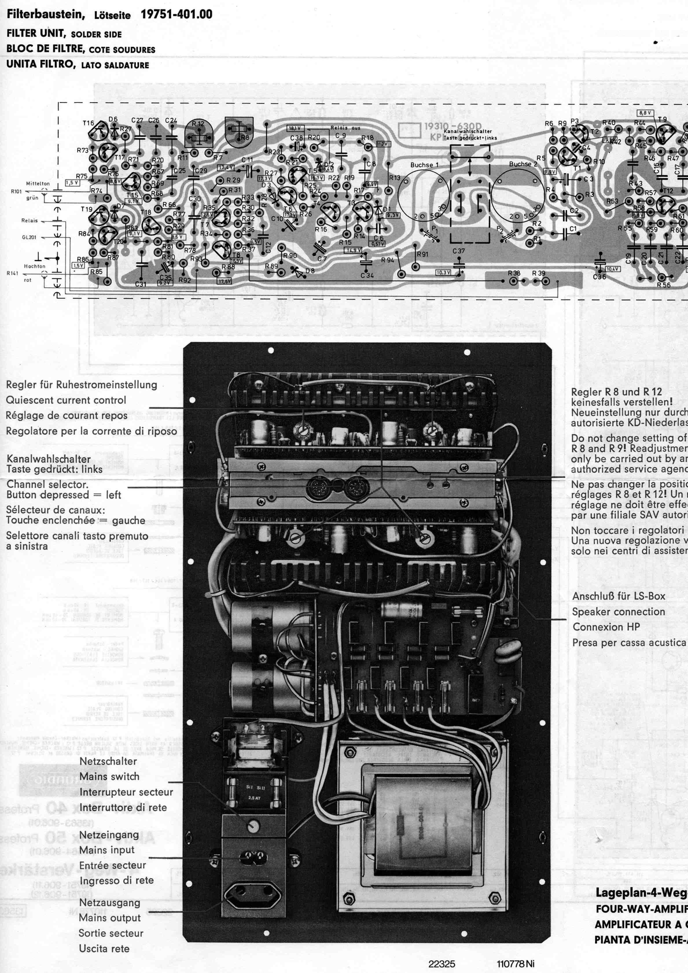 Kolumna Grundig Super HiFi Aktiv-Box 40 Professional 150 WATT Aktywna