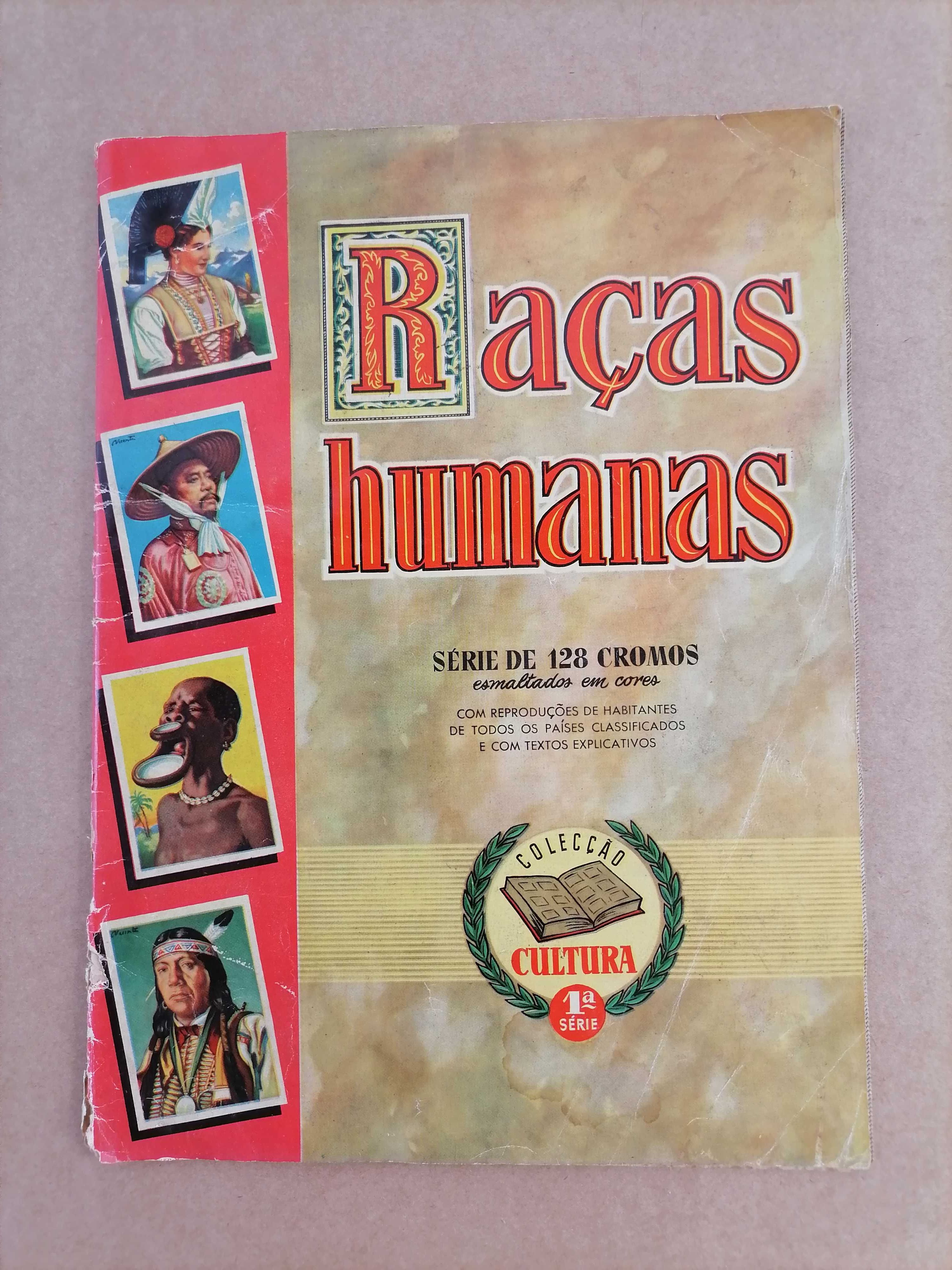 Caderneta Cromos RAÇAS HUMANAS 1ª Edição 1956 COMPLETA