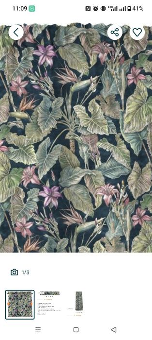 Zasłona Rabina welurowa