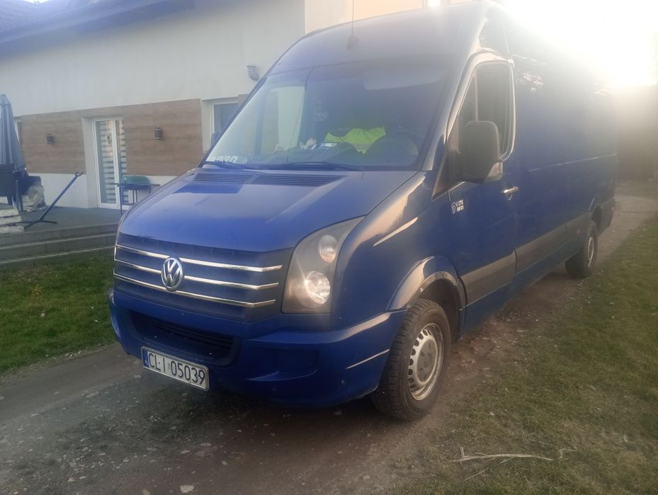 VW crafter max 2012 r 2.0 TDI 160 km, 3,5 t na haku,klima,hak