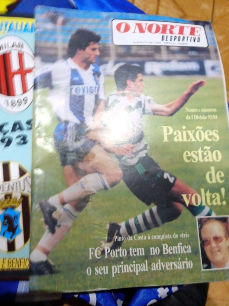 Revistas desportivas Record/norte desportivo anos 92)93/95)96