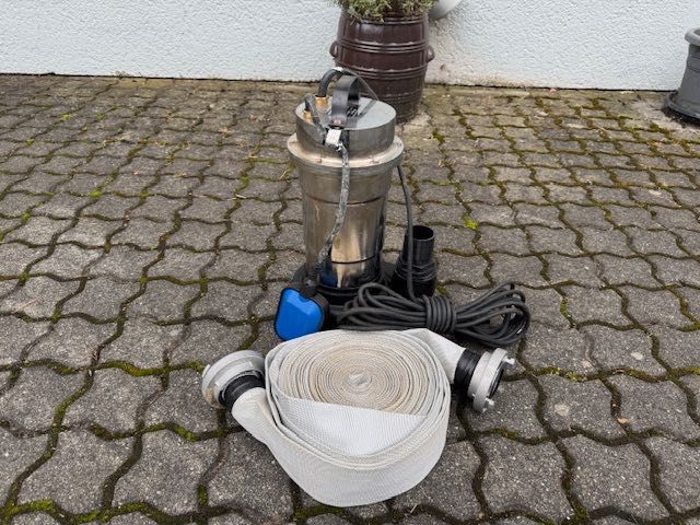 Pompa do brudnej wody 550W z pływakiem i wężem