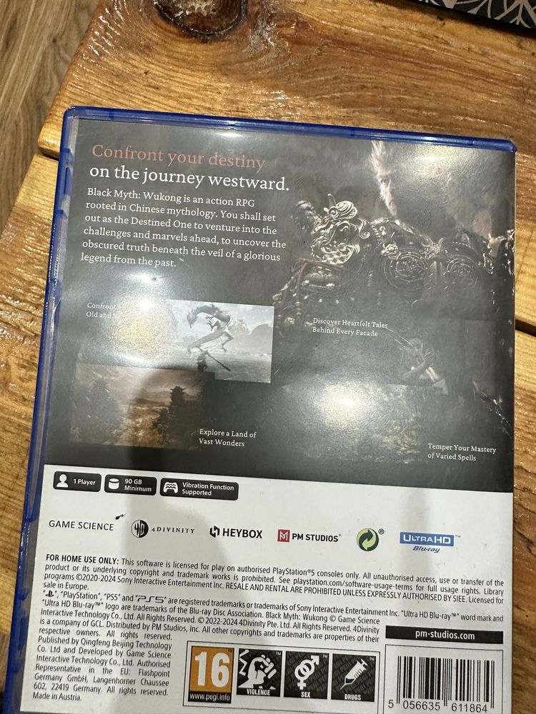 Black myth wu kong ps5