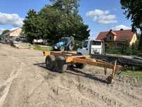 Tandem, rama przyczepa, wywrotka