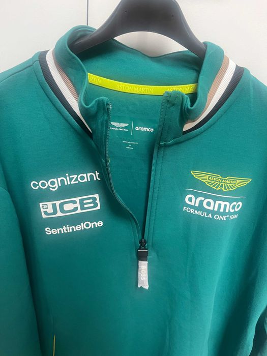 Bluza Aston Martin F1 Team 1/4 Zip Sweater