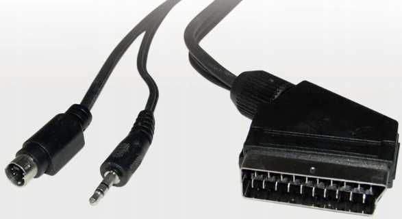 Przewód Kabel S-VIDEO & Audio /  SCART 3m