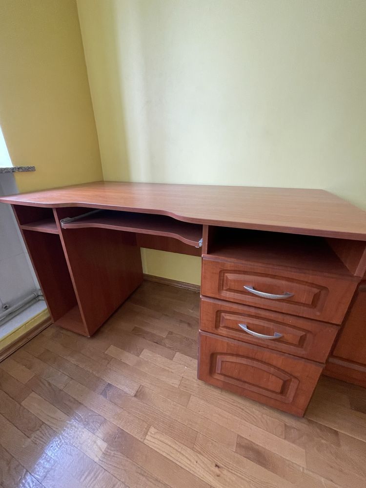 Шафа кутова, письмовий стіл, шафа, підвісна полиця