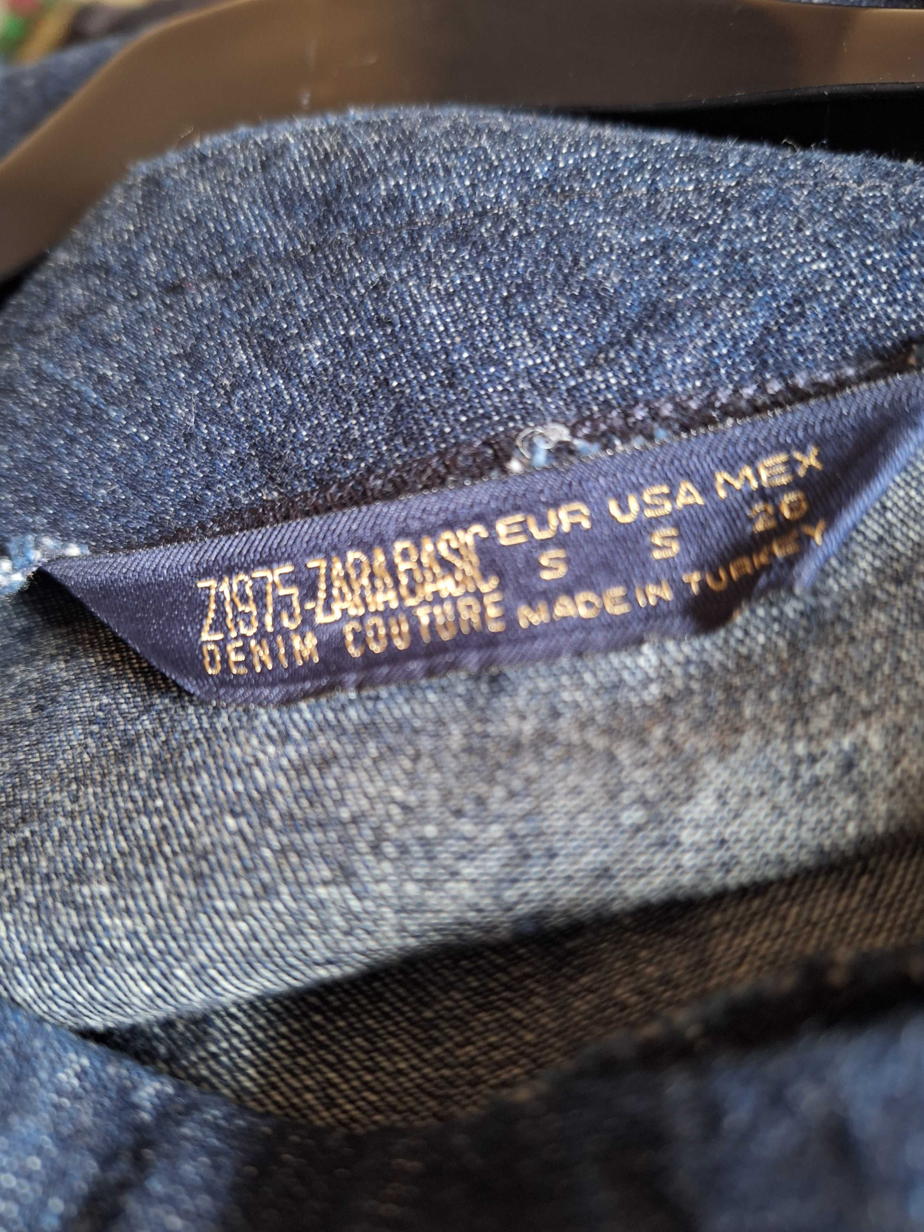 Zara Basic sukienka jeansowa