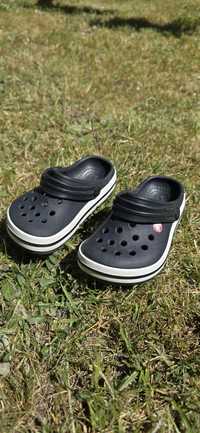 Crocs-y czarne rozmiar 7 (23-24) 14 cm