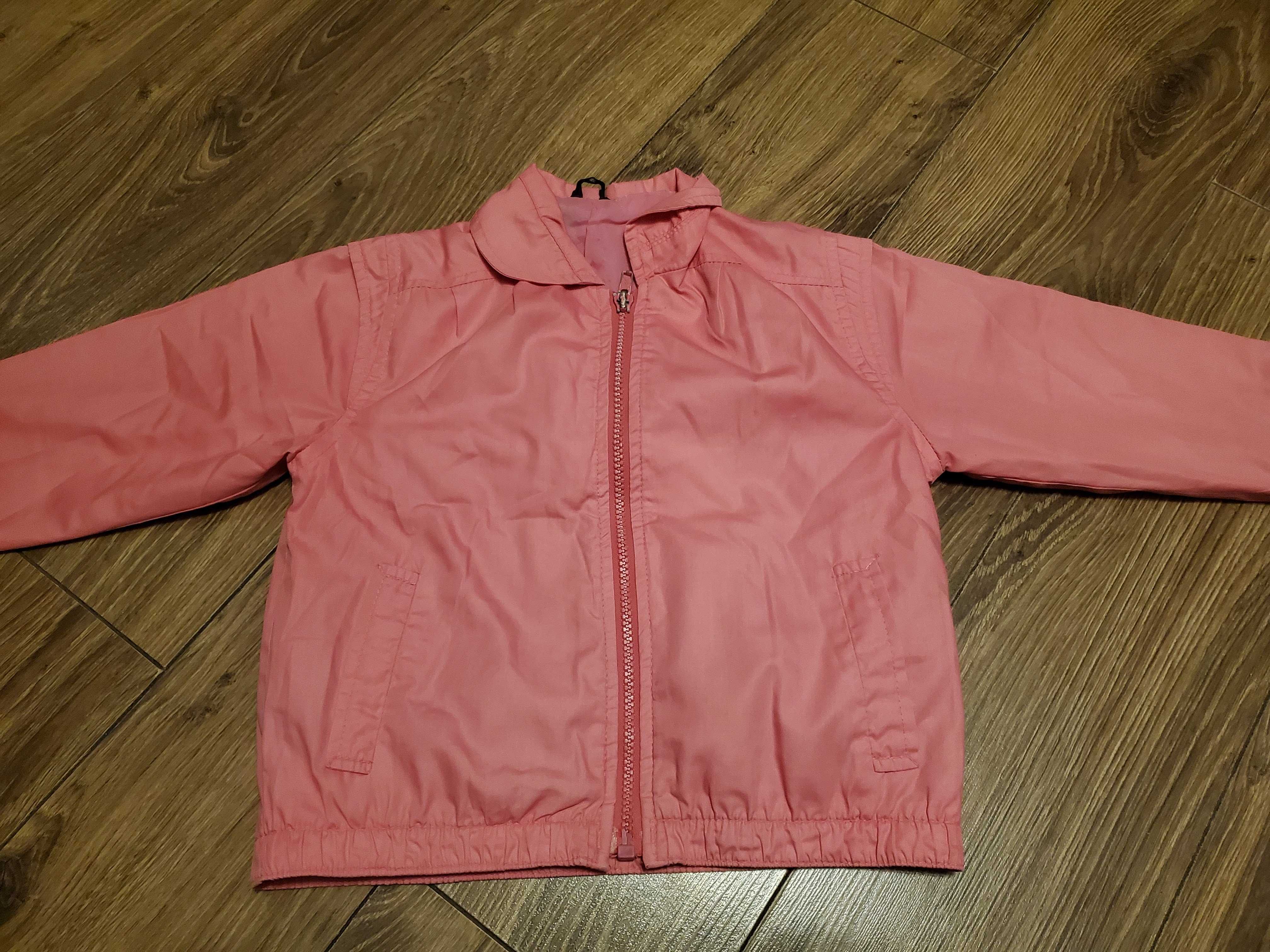 różowa kurtka dla dziewczynki C&A