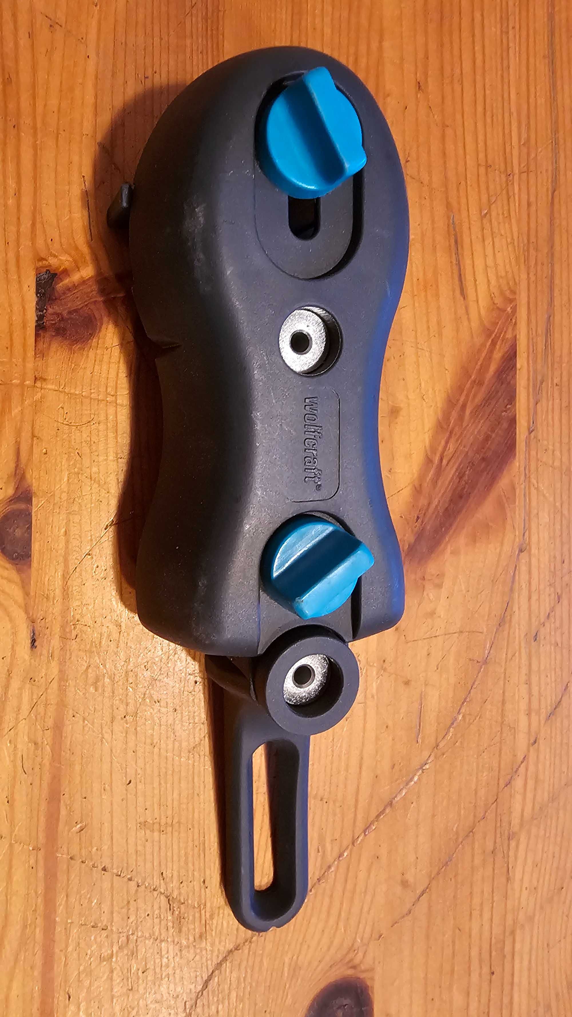 Dociągarka Spax Kaiman Pro i Wolfcraft do nawiercania desek