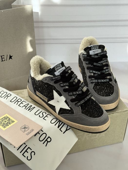 Кеди Golden Goose розмір 38, 39, 40 утеплені з хутром