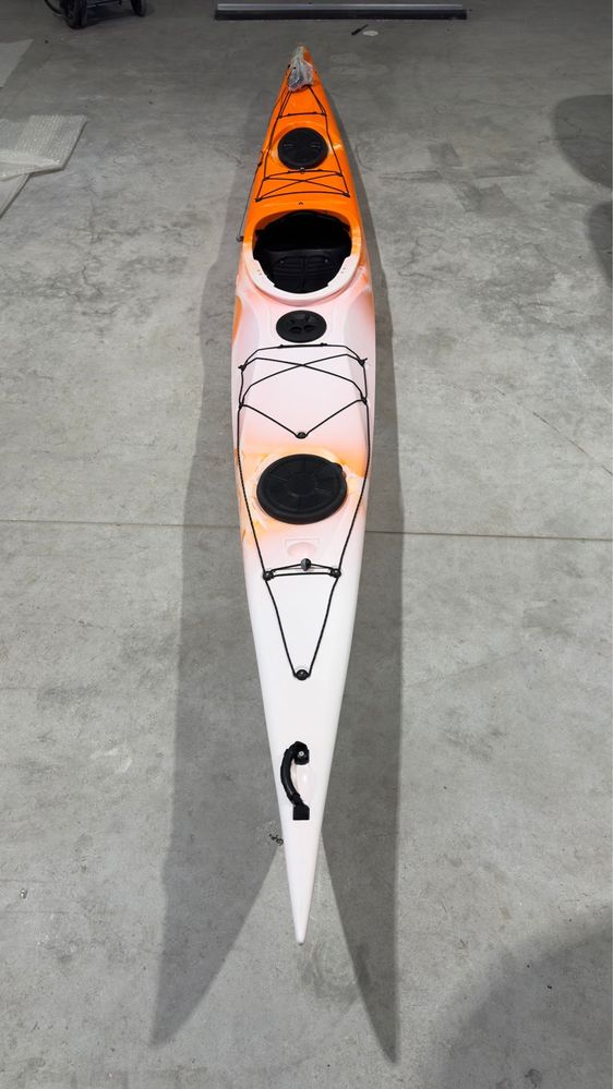 Kajak morski wyprawowy URBERG 17,2 (525cm) HDPE, ster