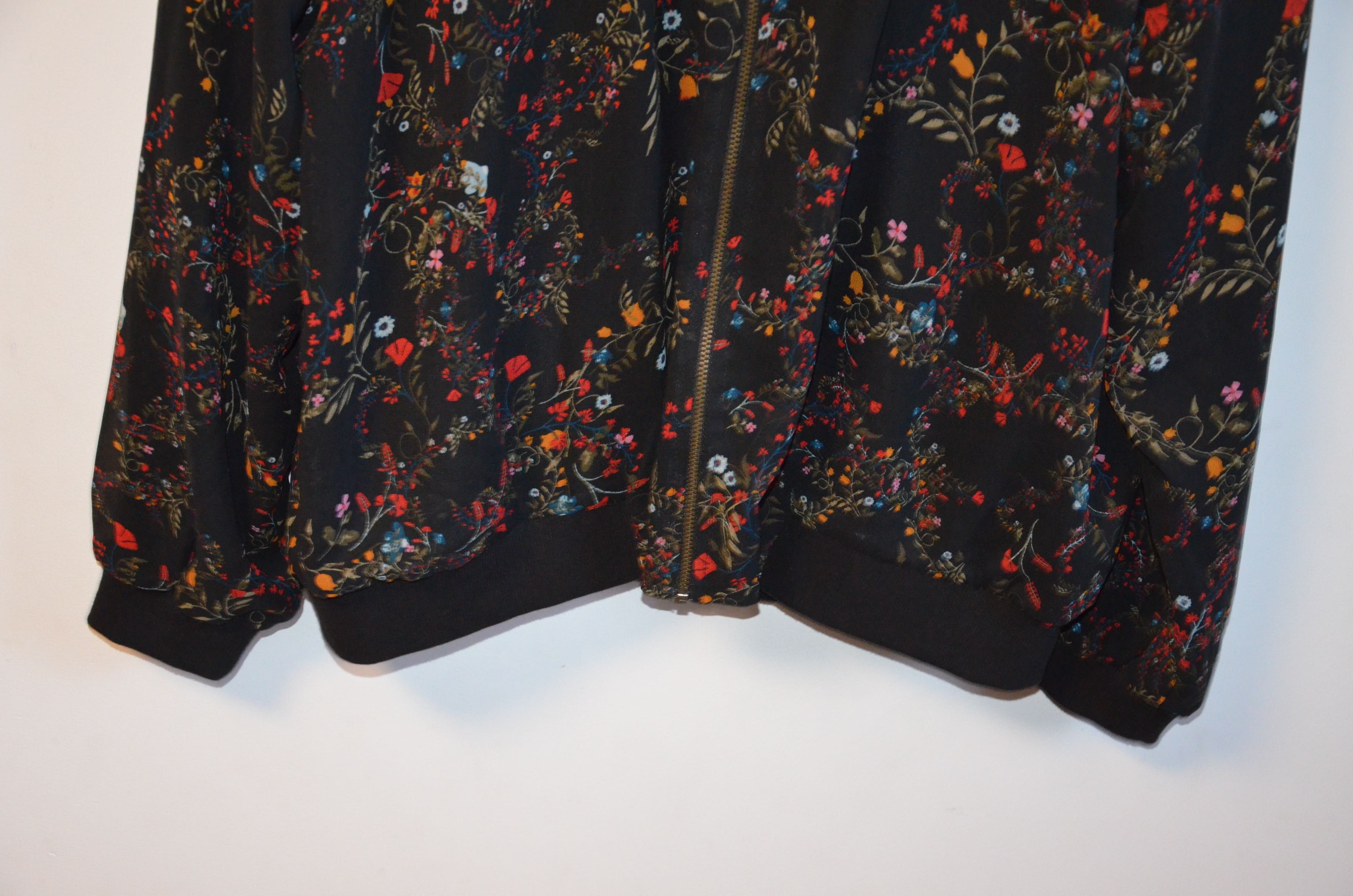 lindex kurtka bomberka w kwiaty r. L
