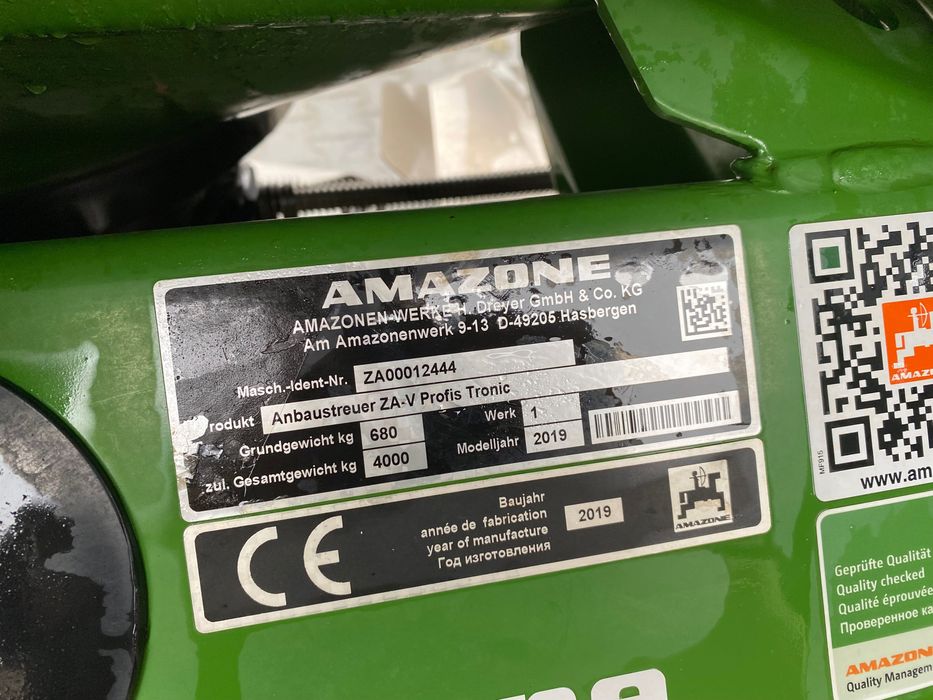 Amazone zav 3200 rok 2019