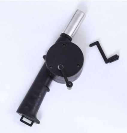 LOPATKA, SZCZYPCE WIDELEC do grilla i DMUCHAWA do rozpalania