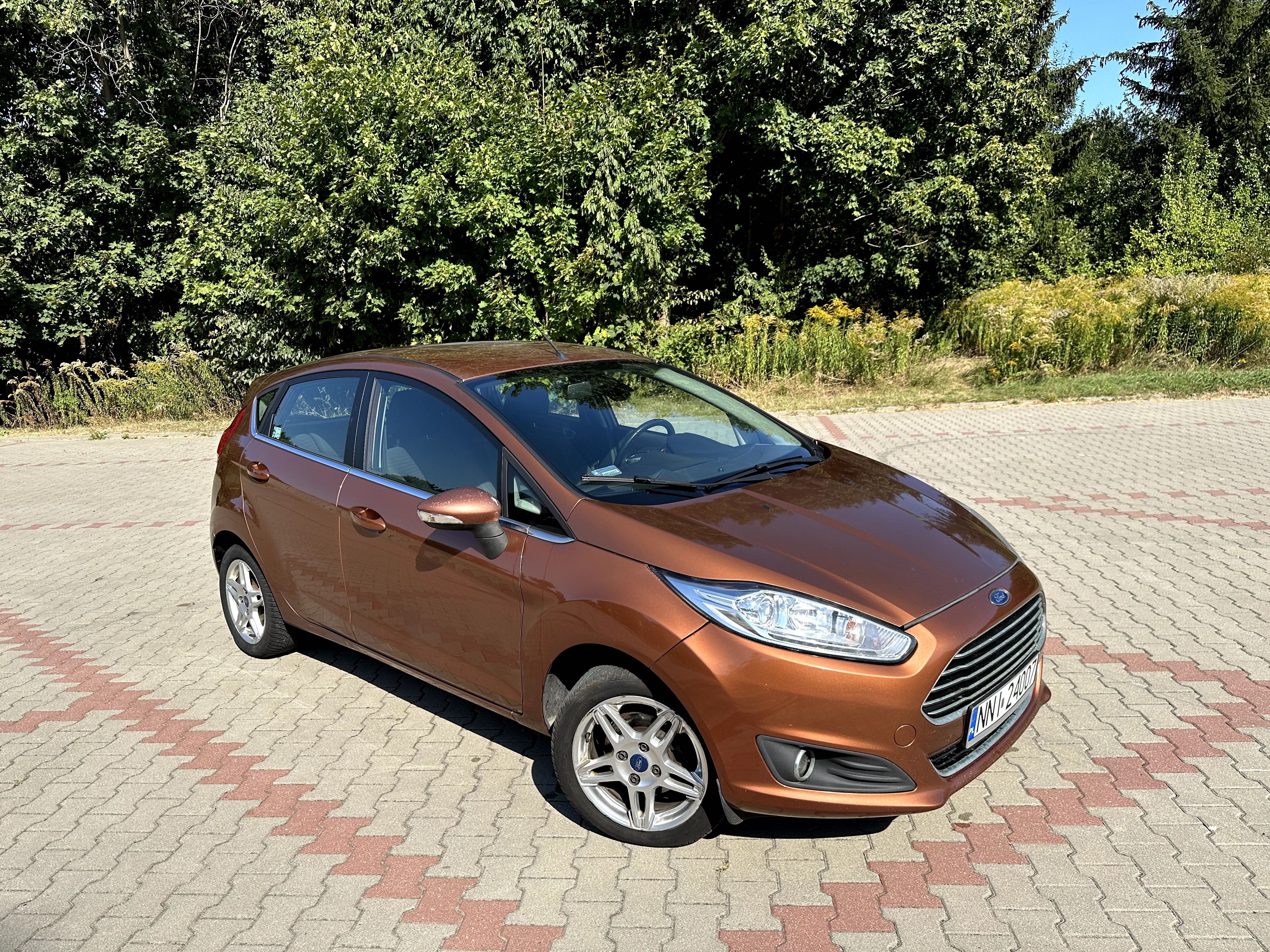 Ford Fiesta MK7, lift, Titanium, 1.5 TDCI, 75 KM, Diesel, 2013 rok