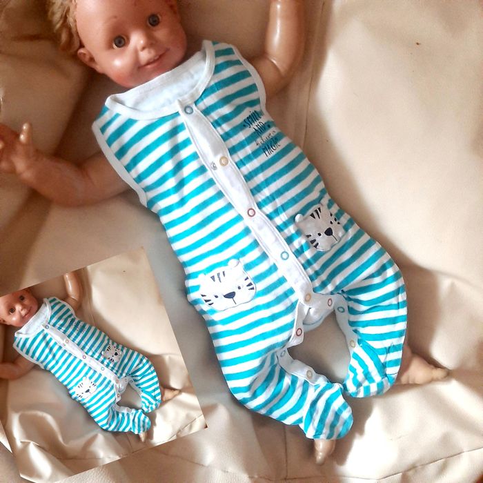 Zestaw roz 56/62 7 sztuk śpioszki mega paka komplet dla chłopca wypraw