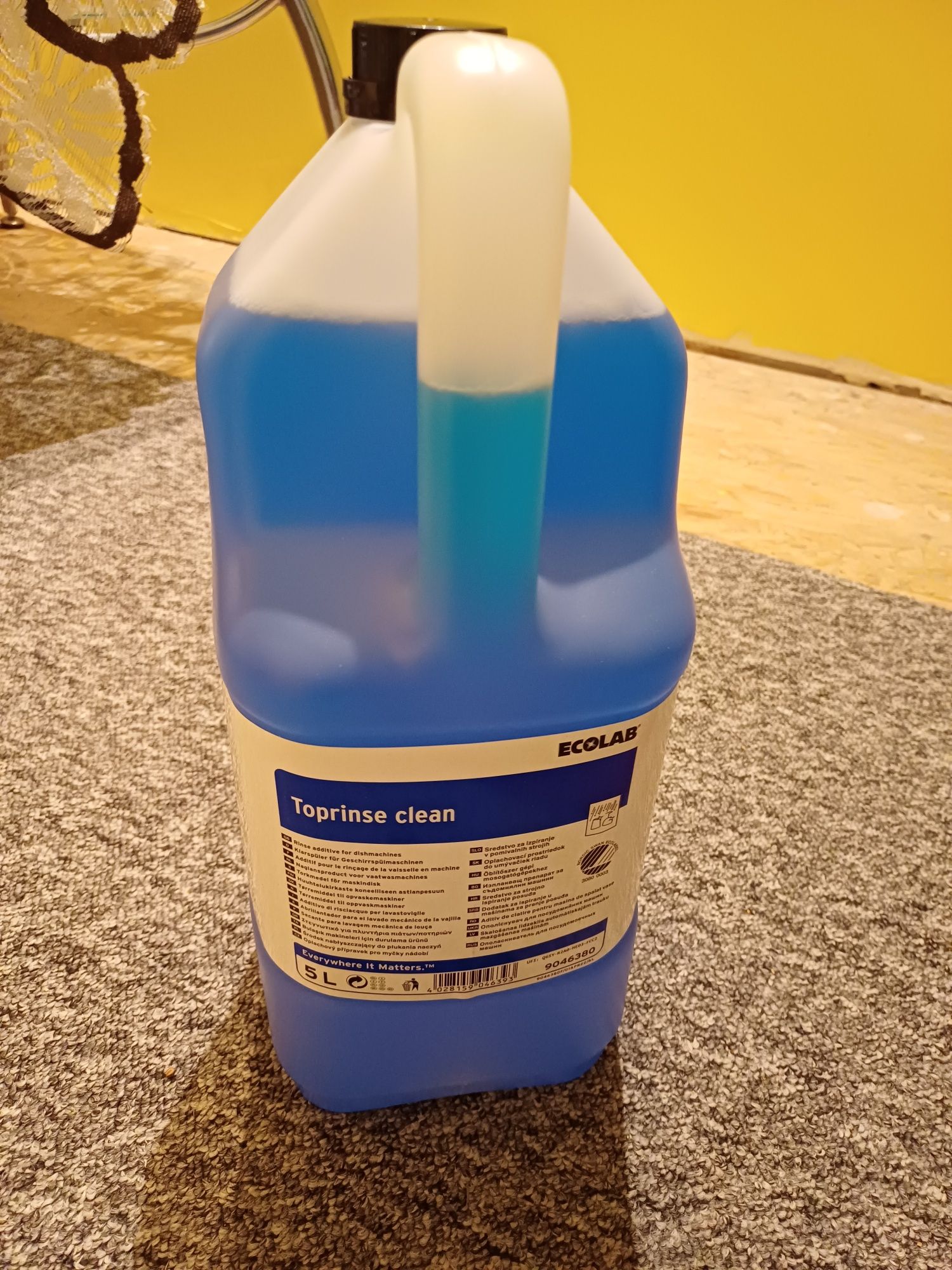 Środek nabłyszczający do płukania naczyń 5L ,Toprinse clean ,Ecolab