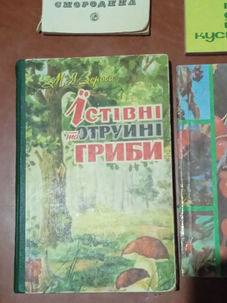 Книги - овощи, фрукты, грибы времён СССР