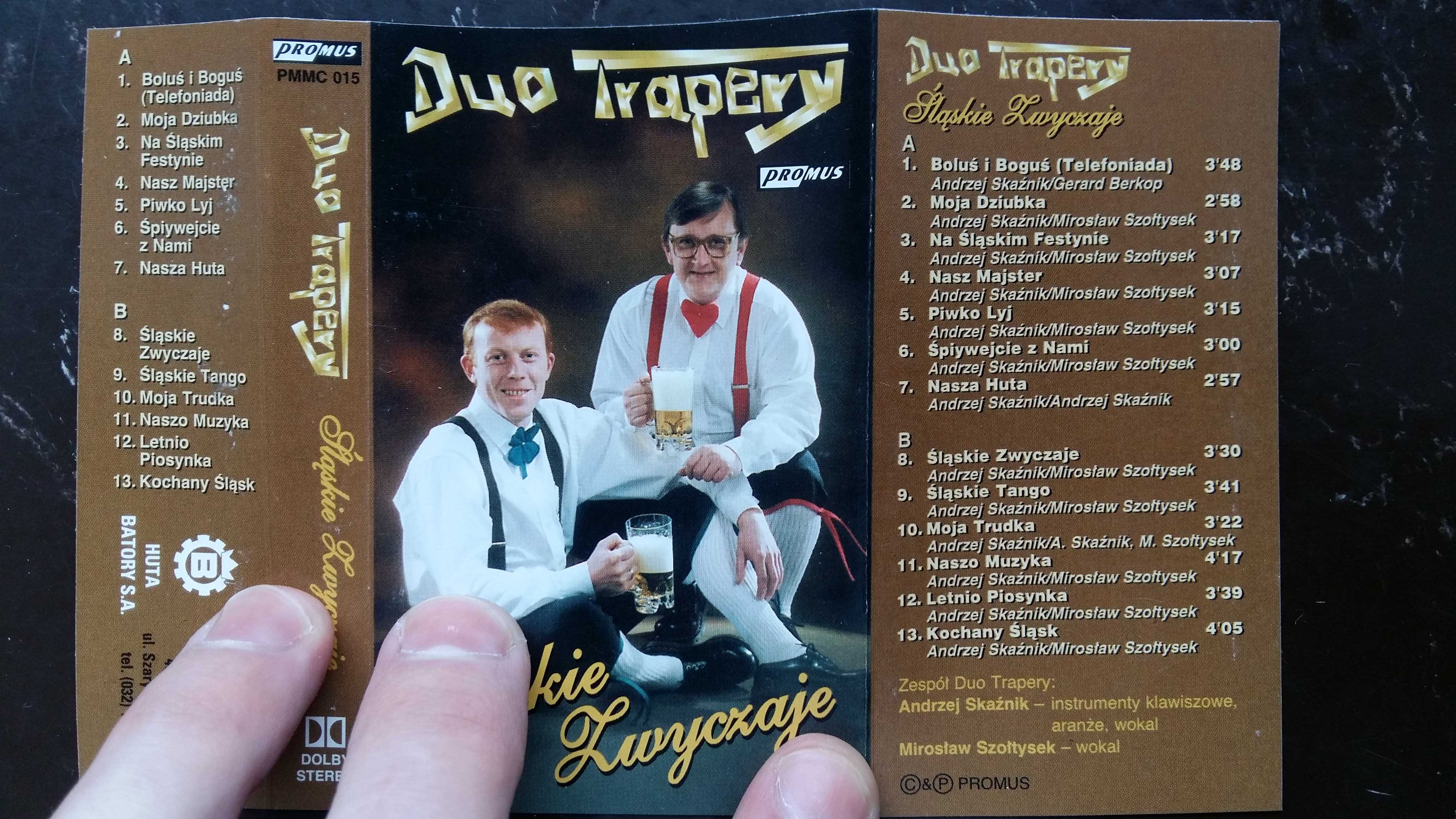 Kaseta magnetofonowa Duo Trapery- Śląskie zwyczaje