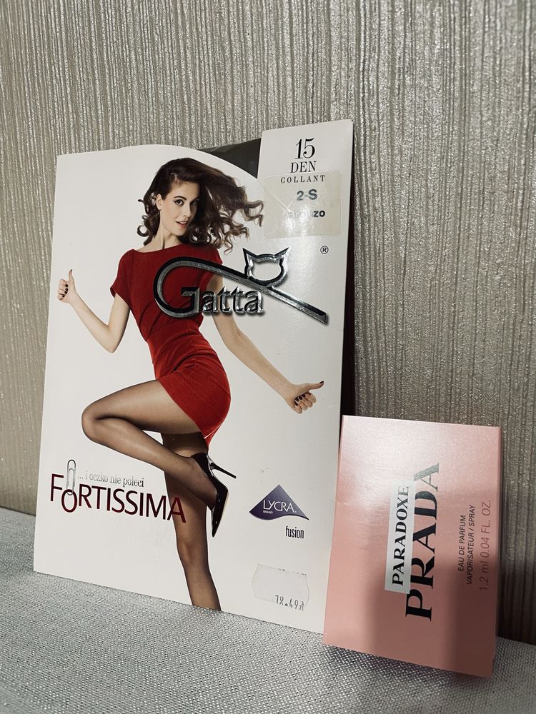 Nowe rajstopy Gatta Fortissima 2 Bronzo, gratis pr. Prada Paradoxe