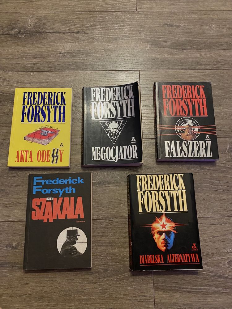 5 książek Frederick Forsyth