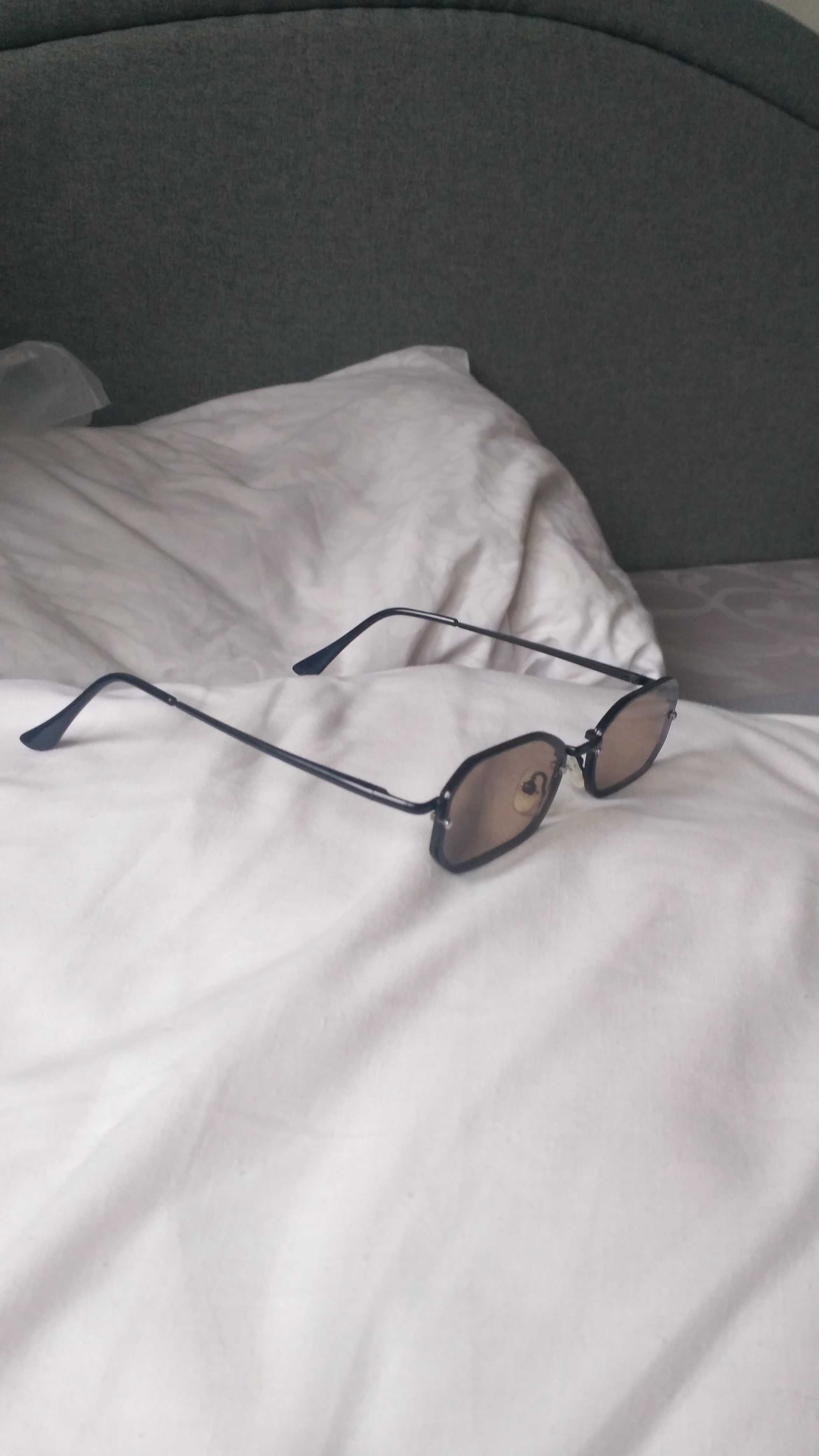 Солнцезащитные очки, узкие стекла, новые, высокий уф фильтр