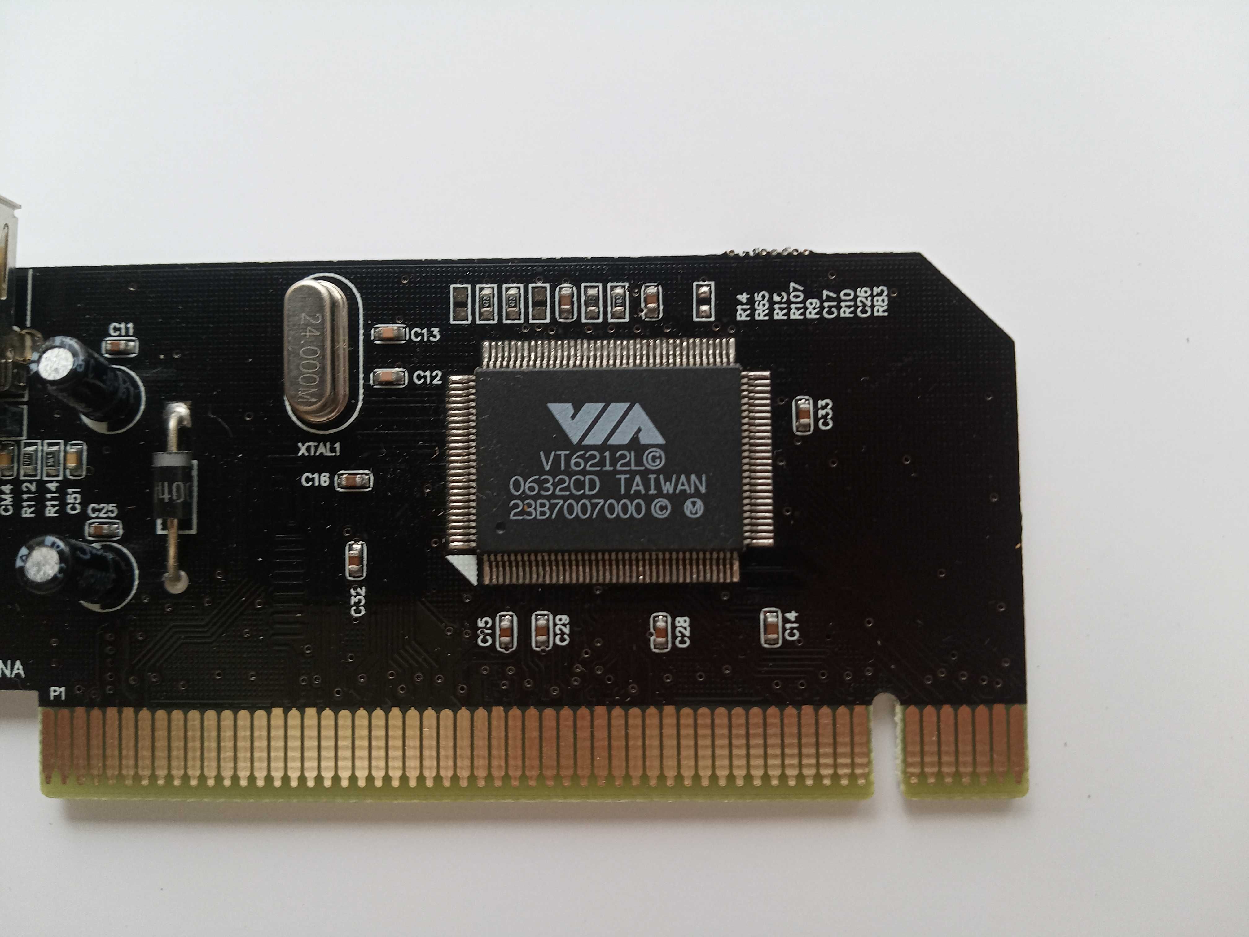 Контроллер PCI USB 2.0 4+1 ports VIA VT6212L