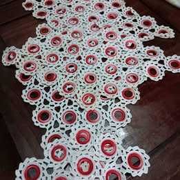 Naperons em renda para cozinha feitos à mão *