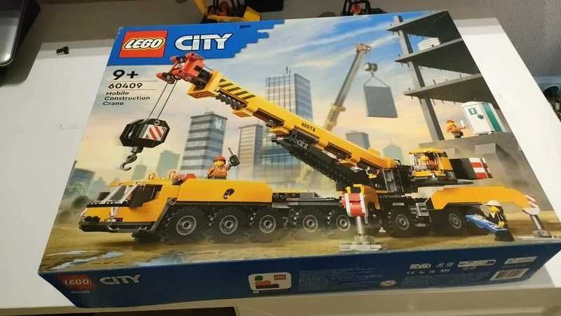 LEGO City, Żółty ruchomy żuraw, 60409